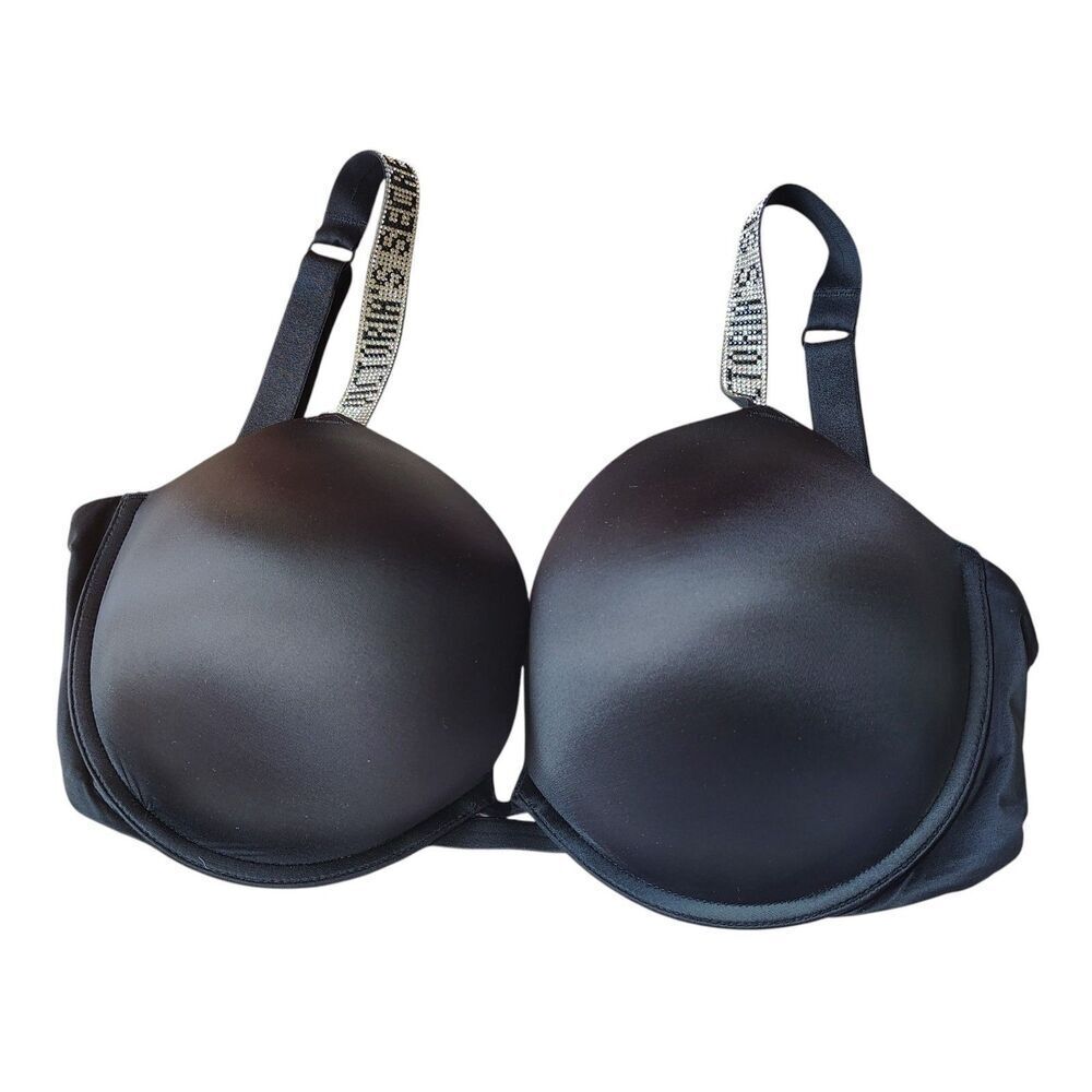 Victoria's Secret Very Sexy Shine Strap Push Up Bra Size 34G Underwire Bling